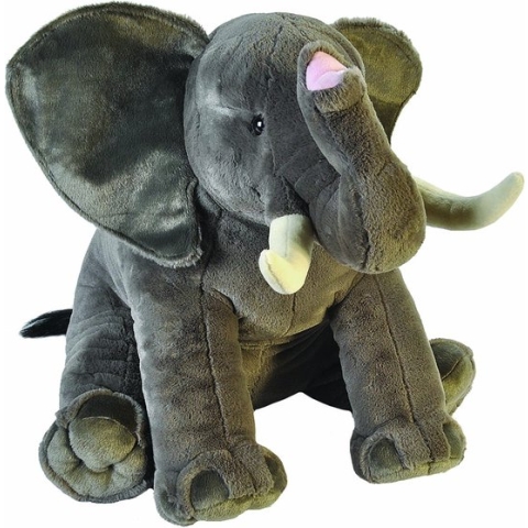 Wild Republic Knuffel Olifant Junior 76 Cm Pluche Grijs