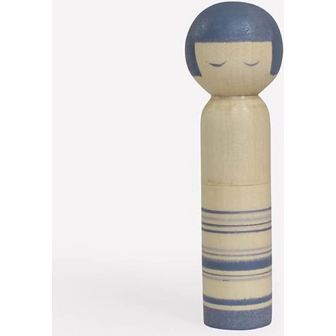 Cohana Kokeshi Doll speldenkussen blauw