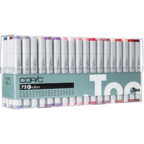 Copic Markers Sketch 72 Stuks Set C - Markers Set - Stiften Set Voor Tekenen En Ontwerpen - Professionele Markers