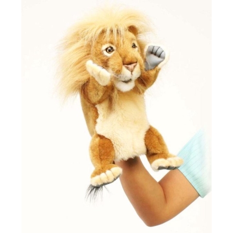 Hansa Knuffel Handpop Leeuw