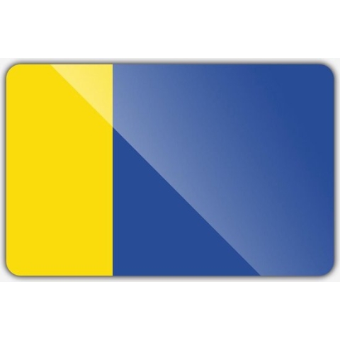 Vlag gemeente Uden - 200 x 300 cm - Polyester