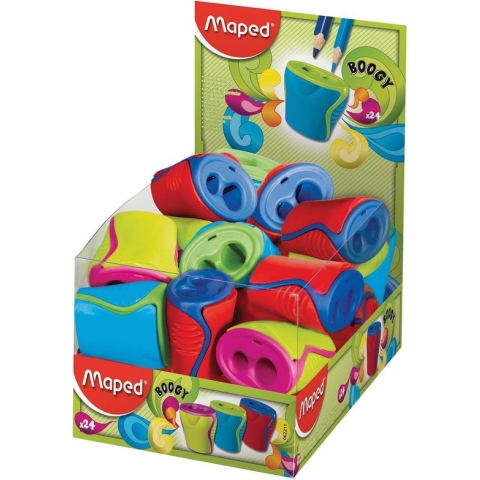 Maped Potloodslijper Boogy 2-gaats doos van 24 stuks