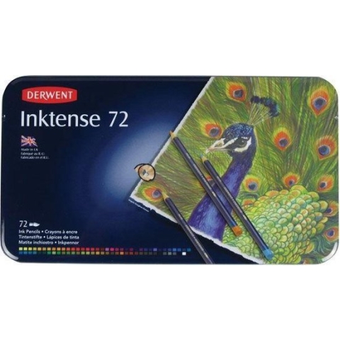 Derwent Inktense Potloden in blik 72 stuks