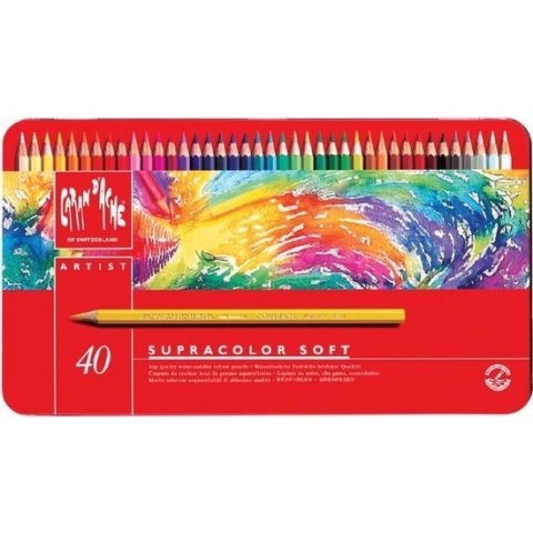 Caran d'Ache Supracolor Soft blik 40 aquarelpotloden