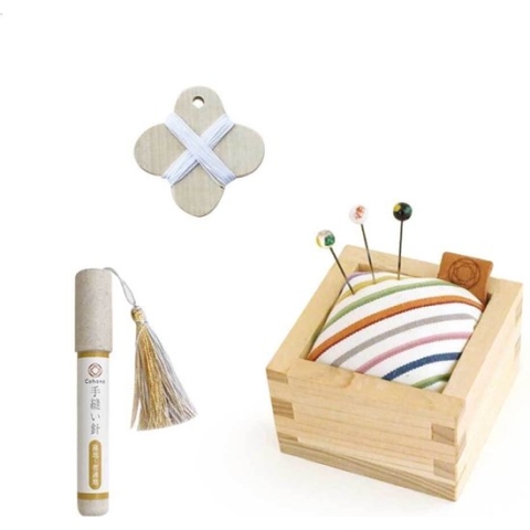 Cohana Kokura speldenkussen set wit