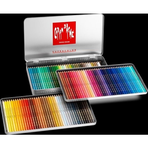 Kleurpotloden Caran D'Ache Supra 120 potloden Blik