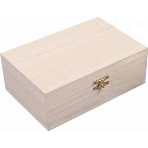 8x stuks Houten kistjes van 15 cm