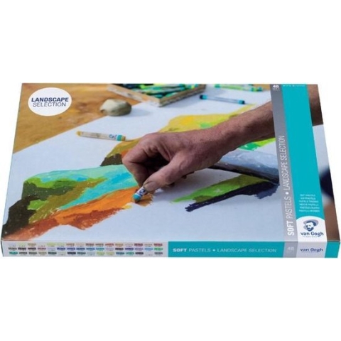 Van Gogh zachte pastel 48 Landschap selectie