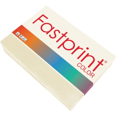 Kopieerpapier Fastprint A4 80gr roomwit 500vel - 5 stuks