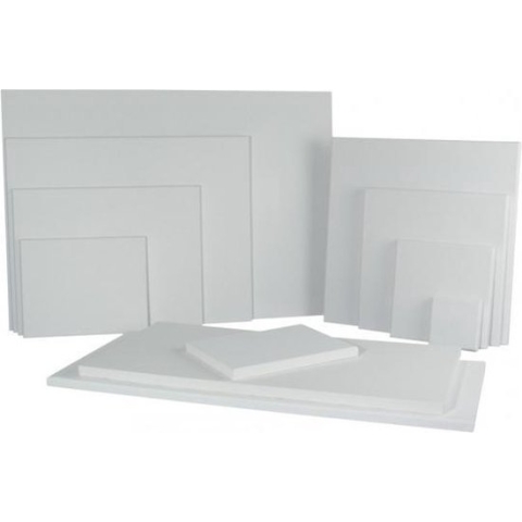 10x Handbespannen schildersdoeken 18 x 24 cm - Canvasdoeken 10 stuks