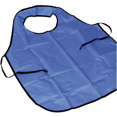 Schilderschort met neklus, blauw, L: 70 cm, afm 8+ jaar, 10 stuk/ 1 doos