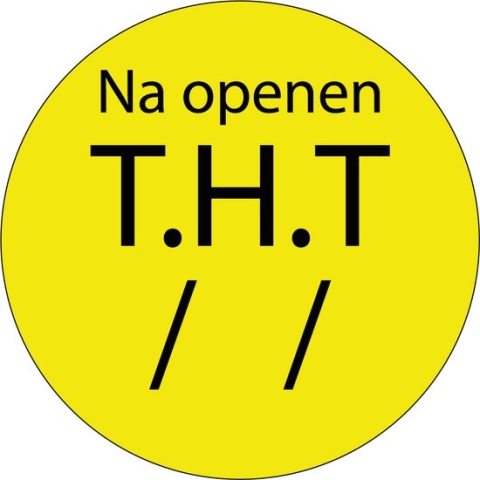 THT sticker op rol 30 mm - 800 per rol