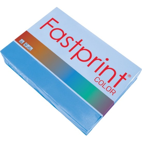 Kopieerpapier Fastprint A4 120gr diepblauw 250vel - 5 stuks