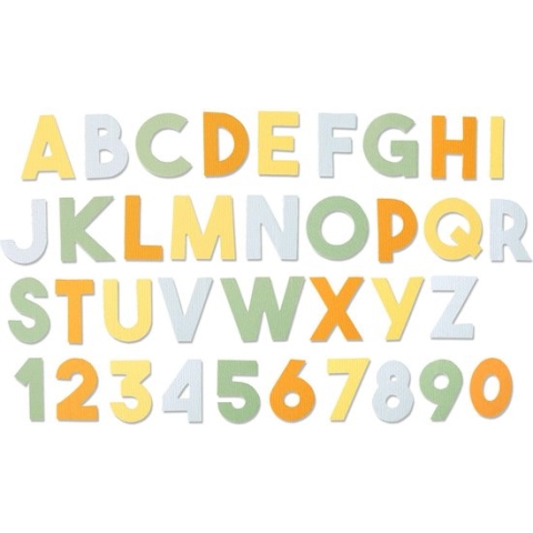 Sizzix Bigz XL Snijmal - Chunky Alphabet