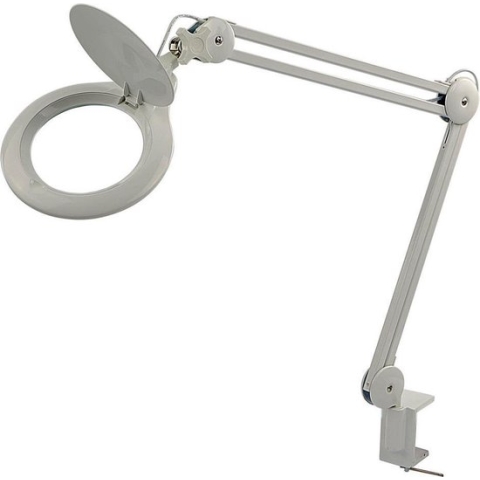 127 mm LED Verstelbare Loupe/Loep lamp Met Dimmer en Tafelklem – 3800LUX