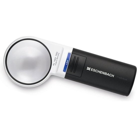 Eschenbach Mobilux 151141 4x Vergrootglas Met Led-Verlichting Lensgrootte: (Diameter ) 60 Mm