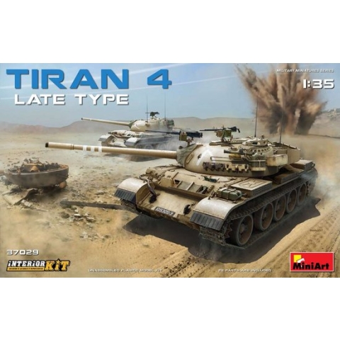 1:35 MiniArt 37029 Tiran 4 late type – with Interior Kit Plastic Modelbouwpakket