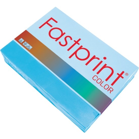 Kopieerpapier Fastprint A4 120gr azuurblauw 250vel - 5 stuks
