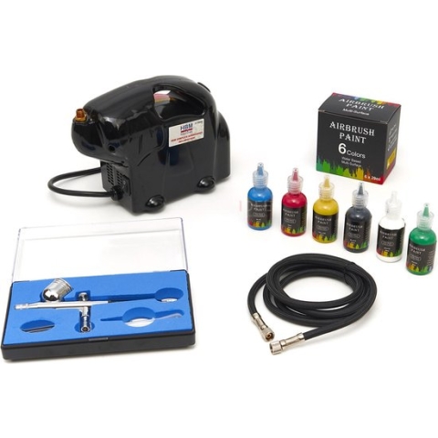HBM Complete airbrushset inclusief verf