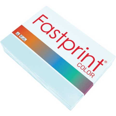 Kopieerpapier Fastprint A4 120gr lichtblauw 250vel - 5 stuks