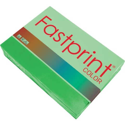 Kopieerpapier Fastprint A4 120gr grasgroen 250vel - 5 stuks