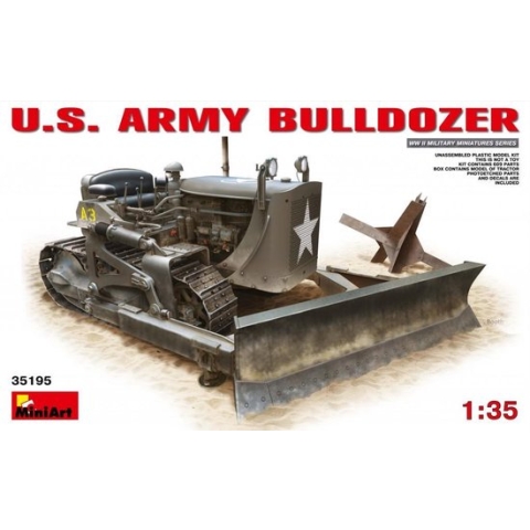 Miniart - U.s. Army Bulldozer (Min35195) - modelbouwsets, hobbybouwspeelgoed voor kinderen, modelverf en accessoires