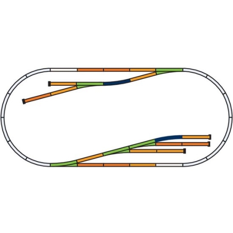 H0 Piko A-rails 55330 Uitbreidingsset 1 set(s)