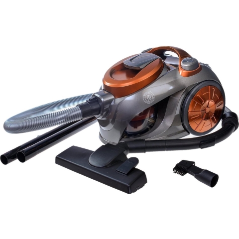 Herzberg Home & Living Herzberg Hg-8046Cop: Stofzuiger Zonder Stofzak Met Meerdere Cyclonen