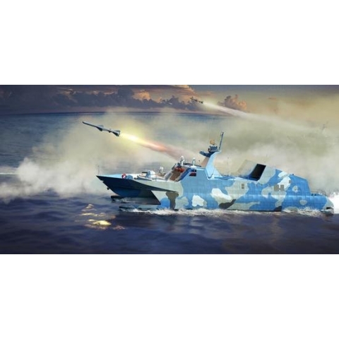 1:144 Trumpeter 00108 PLAN Type 22 Missile Boat Plastic Modelbouwpakket