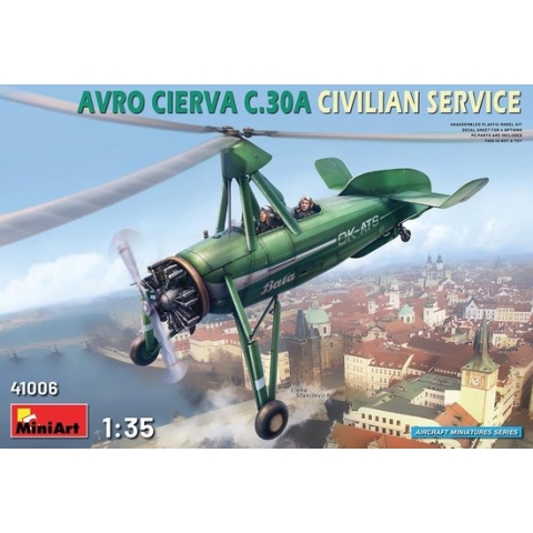 1:35 MiniArt 41006 Avro Cierva C.30A Civilian Service Plastic Modelbouwpakket