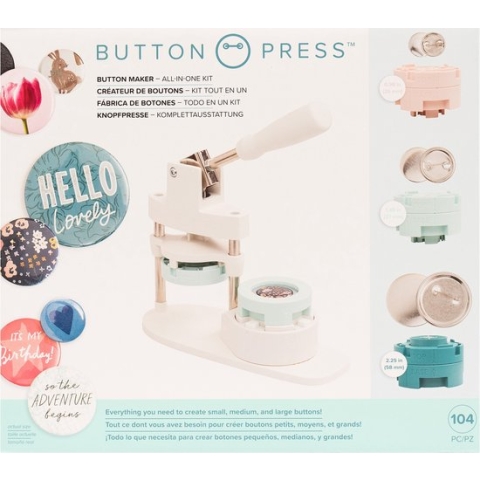 We R Makers Button press bundle - all-in-one kit