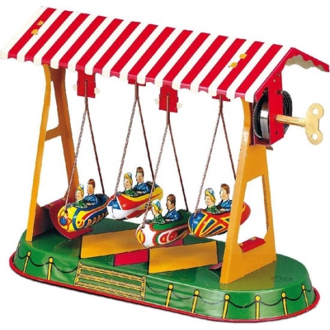 Wilesco - Schaukel Mit 4 Gondlen Uhrwerk - WIL10400 - modelbouwsets, hobbybouwspeelgoed voor kinderen, modelverf en accessoires