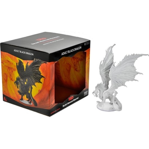 Dungeons and Dragons: Nolzur's Marvelous Miniatures - Adult Black Dragon
