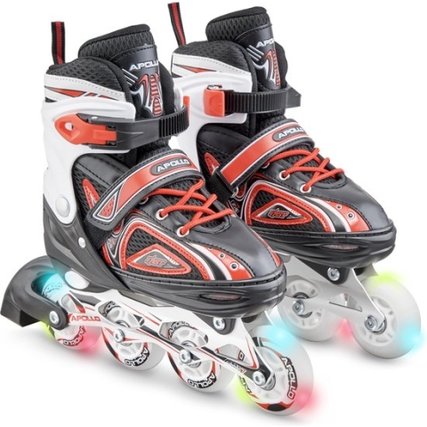 Apollo Verstelbare inline skates Super Blades LED