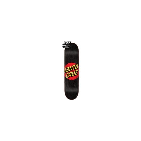 Santa Cruz Classic Dot 8.25 skateboard deck black