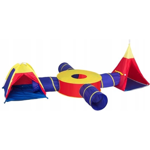 Kinder speeltent – 400x320x135 cm – 4 tunnels