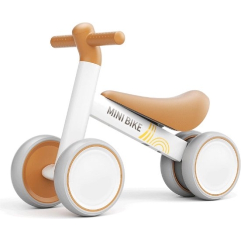 Loopfiets - Buitenspeelgoed - Kinderloopfiets - Bruin - 1 Jaar