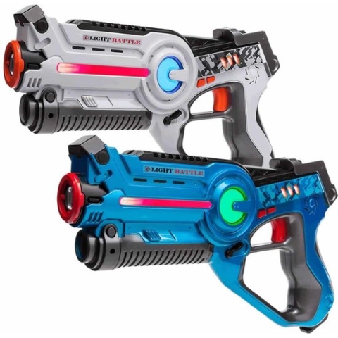 Light Battle Active Lasergame Laserguns - Wit/Blauw - 2 Pack