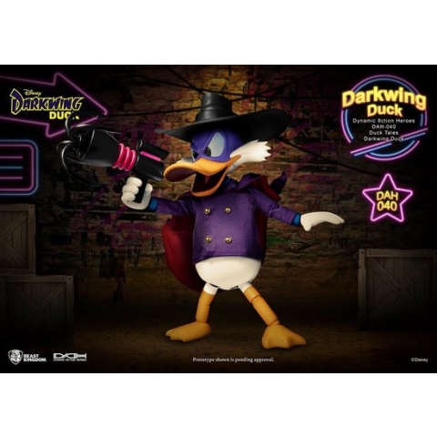 Beast Kingdom Toys Darkwing Duck Actiefiguur 1/9 Darkwing Duck 16 cm Dynamic 8ction Heroes Multicolours