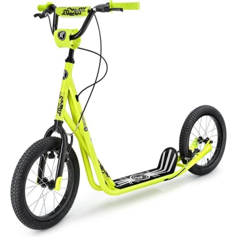 Step Volwassenen Grote Wielen Hypermotion RUNKIE fiets loopfiets scooter kinderfietsen meisje autoped kickbike met luchtbanden stepfiets stapfiets bike autopeds dames meisjes stepperbike 16 inch jongens kinderen stepbike volwassen