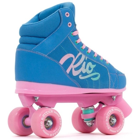 Rio Roller Lumina rolschaatsen - blauw / roze - maat 40.5