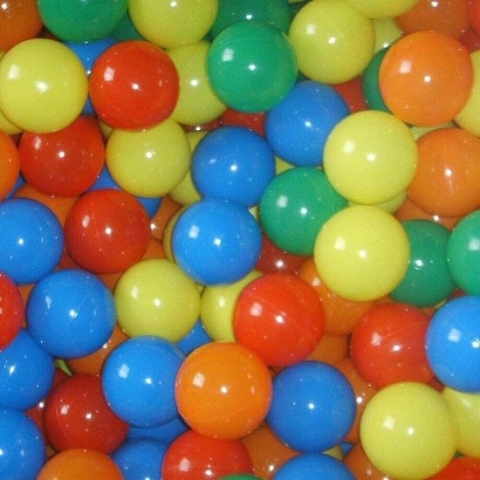 Trend24 Ballenbak ballen - Kinderballen - Speelballen - Plastic - Kleurenmix - 1000 stuks