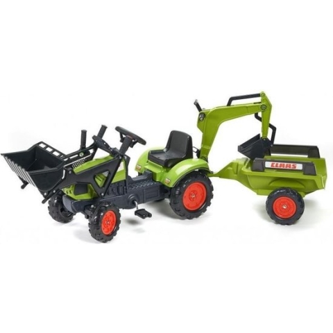 Falk Traptractor claas arion 410 met aanhanger