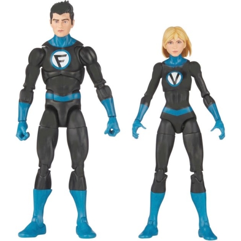Hasbro Fantastic Four Actiefiguur Franklin Richards and Valeria Richards 15 cm Marvel Legends 2-Pack Multicolours
