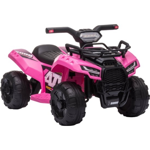 HOMCOM Elektroquad 6V batterij elektrische auto LED koplamp 370-189V90