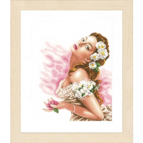 Telpakket kit Lady of the Camellias  - Lanarte - PN-0144562