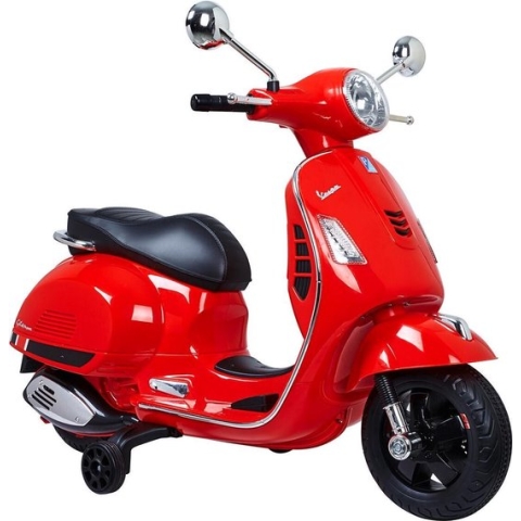 Vespa electrische kinder scooter Rood - Model 801