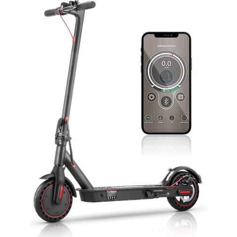Elektrische Step Pro voor Volwassenen - Elektrische Scooter met 8.5''banden - Motorvermogen E Step van 350W - Bereik tot 28km aan Snelheid van 25km/u - Met App