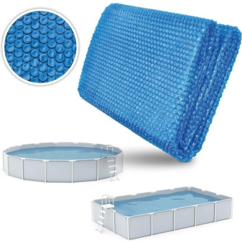 Tillvex- zwembad zeil- rechthoek 800x500cm- afdekzeil -solar afdekhoes- zonnezeil- zonneverwarming - zwembadverwarming -verwarmingszeil