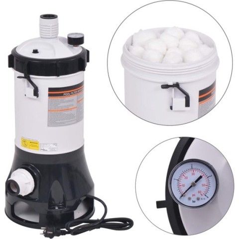Zwembadfilterpomp INTEX | Zwembadpop - Filterpomp - voor "Intex Bestway" zwembaden 185 W 4,4 m³/u |
